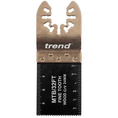 Trend Universal Fine Tooth CrV Multi-Tool Saw Blades, 34 mm, 5 Pack Trend Universal Fine Tooth CrV Multi-Tool Saw Blades, 34 mm, 5 Pack