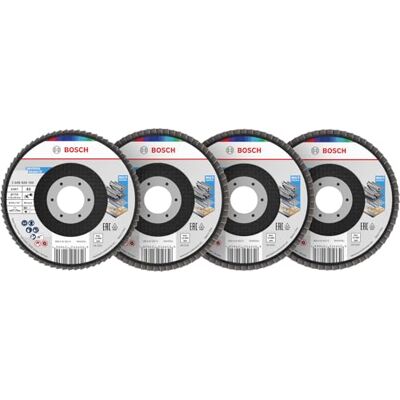 Bosch X451 Flap Disc Balox Ø115 T27 Mix Grit 60pcs Display Bosch X451 Flap Disc Balox Ø115 T27 Mix Grit 60pcs Display