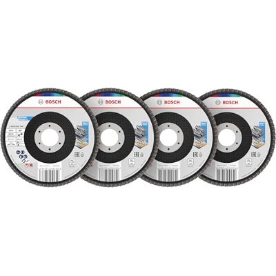 Bosch X451 Flap Disc Balox Ø125 T27 Mix Grit 15pcs Shrink Bosch X451 Flap Disc Balox Ø125 T27 Mix Grit 15pcs Shrink