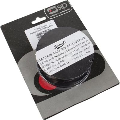 SIP 0.7kg 0.8mm Stainless Steel Welding Wire for MIG Welder Machine SIP 0.7kg 0.8mm Stainless Steel Welding Wire for MIG Welder Machine