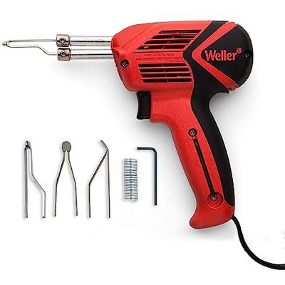 Weller WLG9400K23G 140W/100W Soldering Gun Kit, for Heavy-Duty Soldering, Cutting, and Smoothing Applications Weller WLG9400K23G 140W/100W Soldering Gun Kit, for Heavy-Duty Soldering, Cutting, and Smoothing Applications
