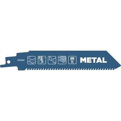 kwb bi-metal reciprocating saw blade for metal, 152 mm (for steel, iron, metal profiles, sheet metal) kwb bi-metal reciprocating saw blade for metal, 152 mm (for steel, iron, metal profiles, sheet metal)