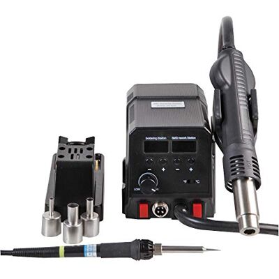 Duratool D03323 2-in-1 Hot Air Rework Station Duratool D03323 2-in-1 Hot Air Rework Station