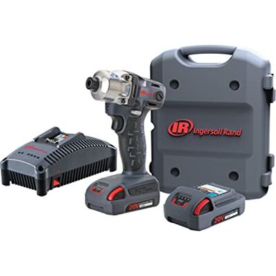 Ingersoll-Rand Ingersoll Rand W5111-K22-EU, 1/4" 20 V Impact Driver 2 Battery KIT 2,5 AH and Charger (UK Plug) with CASE Ingersoll-Rand Ingersoll Rand W5111-K22-EU, 1/4" 20 V Impact Driver 2 Battery KIT 2,5 AH and Charger (UK Plug) with CASE