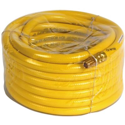 SIP Air Compressor Hose 25ft 7.6m Workshop Airline Hose PVC 20.7Bar (300psi) 1/4" BSP Fittings SIP Air Compressor Hose 25ft 7.6m Workshop Airline Hose PVC 20.7Bar (300psi) 1/4" BSP Fittings