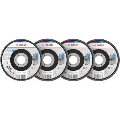 Bosch X451 Flap Disc Balox Ø115 T27 Mix Grit 15pcs Shrink Bosch X451 Flap Disc Balox Ø115 T27 Mix Grit 15pcs Shrink