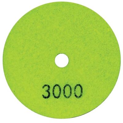 Mexco Diamond Dry Polishing Pad 4in (100mm) – Ultra Fine 3000 Grit, Hook & Loop Backed, for Marble, Granite & Natural Stone Mexco Diamond Dry Polishing Pad 4in (100mm) – Ultra Fine 3000 Grit, Hook & Loop Backed, for Marble, Granite & Natural Stone