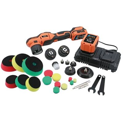 PowerTec 92750 Multi-Head Cordless Polisher Kit 12V PowerTec 92750 Multi-Head Cordless Polisher Kit 12V