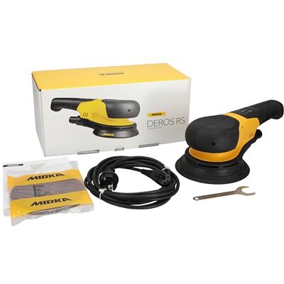 Mirka DEROS RS 600 Ø 150 mm/Powerful Rotary Sander for Wood and Concrete / 750W Motor / 700-2500 RPM/Lightweight Design (1.8 kg) / Bluetooth connectivity Mirka DEROS RS 600 Ø 150 mm/Powerful Rotary Sander for Wood and Concrete / 750W Motor / 700-2500 RPM/Lightweight Design (1.8 kg) / Bluetooth connectivity