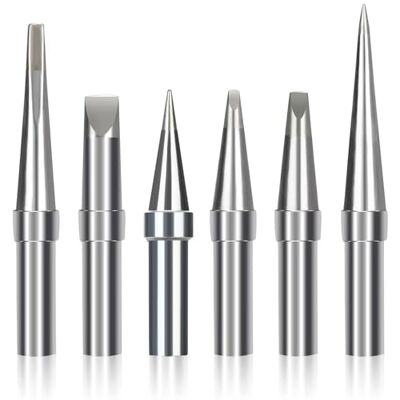 IGREAT Solder Tips 6pcs for Weller ET Soldering Iron, Replacement Tips for WES51/50,WESD51,PES51 / 50,WE1010NA WCC100 LR21 ET Tip Series (6PCS-01) IGREAT Solder Tips 6pcs for Weller ET Soldering Iron, Replacement Tips for WES51/50,WESD51,PES51 / 50,WE1010NA WCC100 LR21 ET Tip Series (6PCS-01)