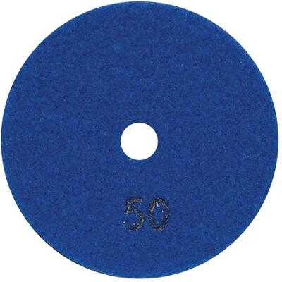 Mexco Diamond Dry Polishing Pad 4in (100mm) – Coarse 50 Grit, Hook & Loop Backed, for Marble, Granite & Natural Stone Mexco Diamond Dry Polishing Pad 4in (100mm) – Coarse 50 Grit, Hook & Loop Backed, for Marble, Granite & Natural Stone