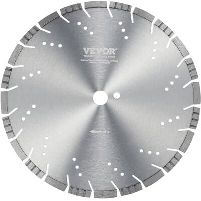 Vevor Diamond Cutting Disc - 350mm - Wet or Dry - Inclined Teeth - 12mm Center Hole - Diamond Blade for Concrete Vevor Diamond Cutting Disc - 350mm - Wet or Dry - Inclined Teeth - 12mm Center Hole - Diamond Blade for Concrete