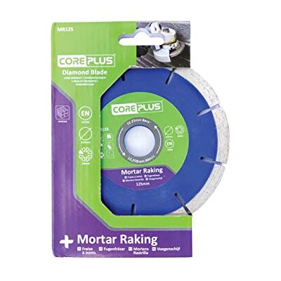 CorePlus Mortar Raking Diamond Blade 125mm x B22.23mm (5in) CorePlus Mortar Raking Diamond Blade 125mm x B22.23mm (5in)