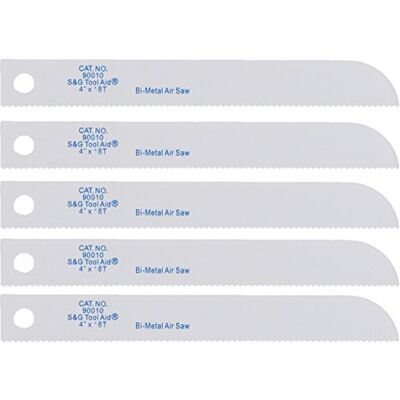 Tool Aid S&G (90010) Reciprocating Air Saw Blades, Pack of 5 Tool Aid S&G (90010) Reciprocating Air Saw Blades, Pack of 5
