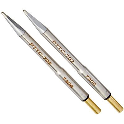Metcal PTTC-702 PTTC Series Tweezer Cartridge for Most Standard Applications, Blade, 412 Degree C Maximum Tip Temperature, 1mm Tip Thickness, 1.3mm Tip Size, 16.5mm Tip Length Metcal PTTC-702 PTTC Series Tweezer Cartridge for Most Standard Applications, Blade, 412 Degree C Maximum Tip Temperature, 1mm Tip Thickness, 1.3mm Tip Size, 16.5mm Tip Length