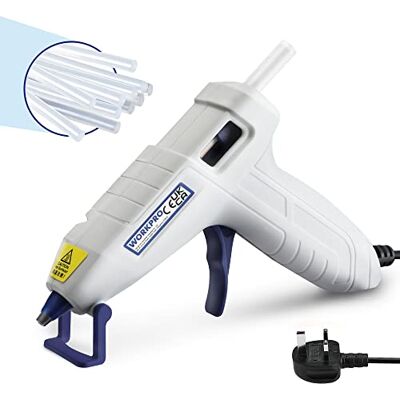 WORKPRO 10 W Mini Hot Glue Gun with 20 pcs Glue Sticks (7 x 100 mm) WORKPRO 10 W Mini Hot Glue Gun with 20 pcs Glue Sticks (7 x 100 mm)