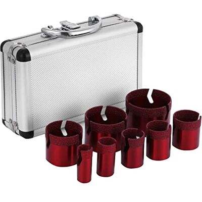 Mophorn Diamond Hole Saw 8 Pieces M14 20/25/32/35/40/50/60/68 mm Diamond Drill Bit Set 0.6/0.8/1/1.05/1.2/1.5/1.8/2 Inch for Granite Porcelain Stoneware and Tiles Mophorn Diamond Hole Saw 8 Pieces M14 20/25/32/35/40/50/60/68 mm Diamond Drill Bit Set 0.6/0.8/1/1.05/1.2/1.5/1.8/2 Inch for Granite Porcelain Stoneware and Tiles