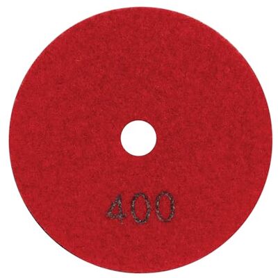 Mexco Diamond Dry Polishing Pad 4in (100mm) – Fine 400 Grit, Hook & Loop Backed, for Marble, Granite & Natural Stone Mexco Diamond Dry Polishing Pad 4in (100mm) – Fine 400 Grit, Hook & Loop Backed, for Marble, Granite & Natural Stone