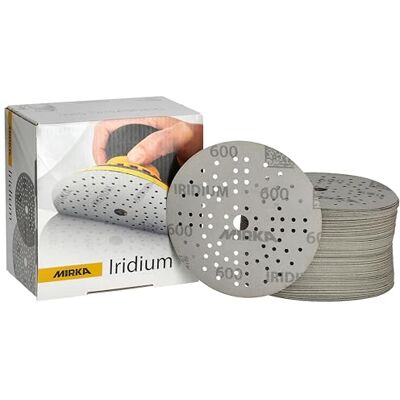 Mirka IRIDIUM 125mm Grit 600 - Abrasive Mirka IRIDIUM 125mm Grit 600 - Abrasive