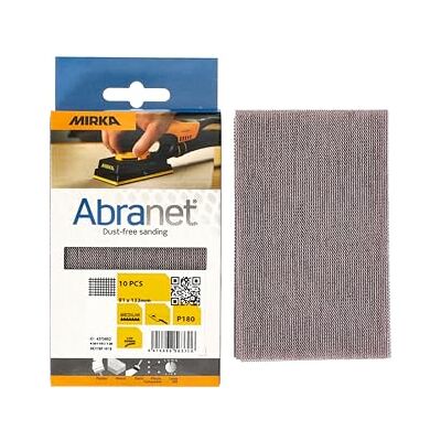 Mirka Abranet Abrasive Strips 81x133 mm Hook & Loop Grit P120 10 pcs Mirka Abranet Abrasive Strips 81x133 mm Hook & Loop Grit P120 10 pcs