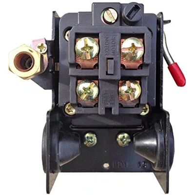 JahyShow Pressure Switch for Air Compressor 90-125 psi Single Port Heavy Duty 26A Replaces Hubbell Furnas Square D Siemens Sears DEWALT Craftsman Black MAX Jenny Black and Decker JahyShow Pressure Switch for Air Compressor 90-125 psi Single Port Heavy Duty 26A Replaces Hubbell Furnas Square D Siemens Sears DEWALT Craftsman Black MAX Jenny Black and Decker