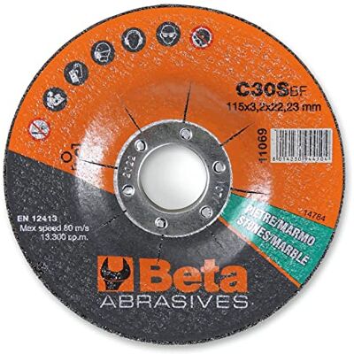 Beta 11069 115X3.2 Cutting Discs - Stone & Marble - 115mm Beta 11069 115X3.2 Cutting Discs - Stone & Marble - 115mm