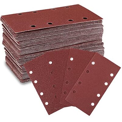 WORKPRO 100-Piece Sanding Sheets, 93 x 185 mm Sandpaper WORKPRO 100-Piece Sanding Sheets, 93 x 185 mm Sandpaper