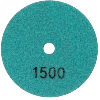 Mexco Diamond Dry Polishing Pad 4in (100mm) – Ultra Fine 1500 Grit, Hook & Loop Backed, for Marble, Granite & Natural Stone Mexco Diamond Dry Polishing Pad 4in (100mm) – Ultra Fine 1500 Grit, Hook & Loop Backed, for Marble, Granite & Natural Stone