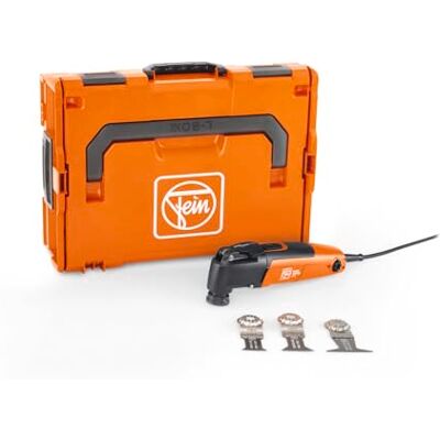 Fein Multimaster MM 300 Plus Start, The Effective Multitool with Basic Equipment for Sawing in Wood, Metals, Plasterboard and Plastics, 250 W, StarlockPlus, QuickIN Tool Change Fein Multimaster MM 300 Plus Start, The Effective Multitool with Basic Equipment for Sawing in Wood, Metals, Plasterboard and Plastics, 250 W, StarlockPlus, QuickIN Tool Change