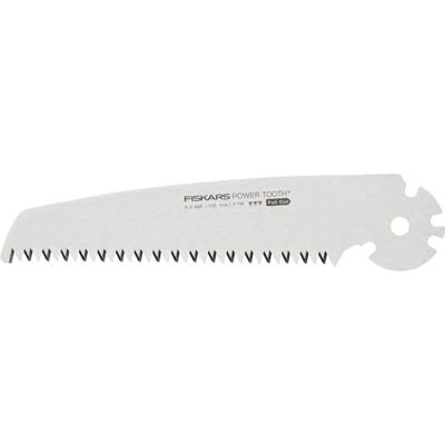 Fiskars replacement blade for Plus folding saw SW68, For thick trunks and branches, Sharp Power Tooth blade, Coarse toothing, Blade length: 15 cm, 1067554 Fiskars replacement blade for Plus folding saw SW68, For thick trunks and branches, Sharp Power Tooth blade, Coarse toothing, Blade length: 15 cm, 1067554