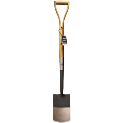 Centurion Mulch Carbon Steel Border Spade Weatherproof Graphite Grey Finish Heavy Duty Garden Shovel with Premium Wooden T-Handle Centurion Mulch Carbon Steel Border Spade Weatherproof Graphite Grey Finish Heavy Duty Garden Shovel with Premium Wooden T-Handle