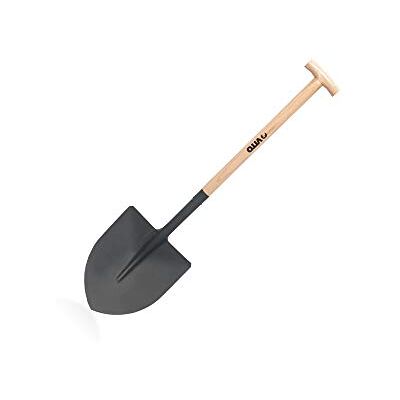 VITO Garden Spade Shovel with T-Handle Made of Wood Solid Steel Shovel with Wooden Handle VITO Garden Spade Shovel with T-Handle Made of Wood Solid Steel Shovel with Wooden Handle