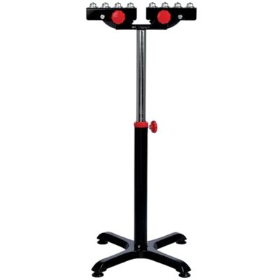 SIP Adjustable V Roller Ball Stand, Dual Arm 700-1150mm, 100kg Capacity, Workshop Saw Support SIP Adjustable V Roller Ball Stand, Dual Arm 700-1150mm, 100kg Capacity, Workshop Saw Support