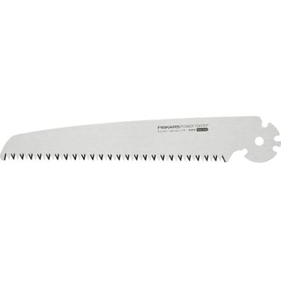 Fiskars replacement blade for Plus folding saw SW69, For thick trunks and branches, Sharp Power Tooth blade, Coarse toothing, Blade length: 21 cm, 1067555 Fiskars replacement blade for Plus folding saw SW69, For thick trunks and branches, Sharp Power Tooth blade, Coarse toothing, Blade length: 21 cm, 1067555