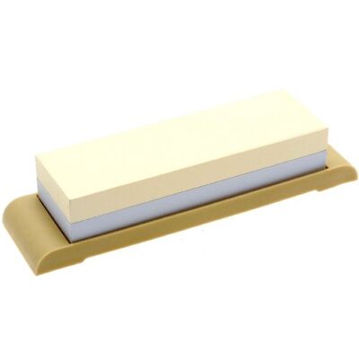 Suehiro Japanese Double Sided Sharpening Stone #1000 and #3000 Grit with Rubber Base Compact Suehiro Japanese Double Sided Sharpening Stone #1000 and #3000 Grit with Rubber Base Compact