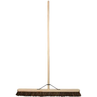 Faithfull Stiff Bassine Broom 900mm (36in) – FSC® Certified Heavy Duty Outdoor Yard Broom, FSC® Handle & Stock, Stiff Natural Bassine Bristles for Large Outdoor Areas Faithfull Stiff Bassine Broom 900mm (36in) – FSC® Certified Heavy Duty Outdoor Yard Broom, FSC® Handle & Stock, Stiff Natural Bassine Bristles for Large Outdoor Areas