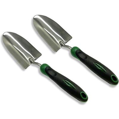 Edward Tools Bend-Proof Garden Trowel Heavy Duty Polished Stainless Steel Rust Resistant Oversized Garden Hand Shovel for Quicker Work Digs Through Rocky/Heavy soils Comfort Grip (2) Edward Tools Bend-Proof Garden Trowel Heavy Duty Polished Stainless Steel Rust Resistant Oversized Garden Hand Shovel for Quicker Work Digs Through Rocky/Heavy soils Comfort Grip (2)