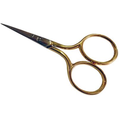 Bohin France Stainless Steel (7cm) Sharp Blades Embroidery Scissors with Gold-Plated Handle 1 Piece Bohin France Stainless Steel (7cm) Sharp Blades Embroidery Scissors with Gold-Plated Handle 1 Piece
