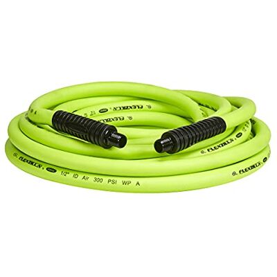 Flexzilla HFZ1225YW3 Air Hose, MNPT Fittings, 1/2" (inches) x 25' (feet) with 3/8" Ends Flexzilla HFZ1225YW3 Air Hose, MNPT Fittings, 1/2" (inches) x 25' (feet) with 3/8" Ends