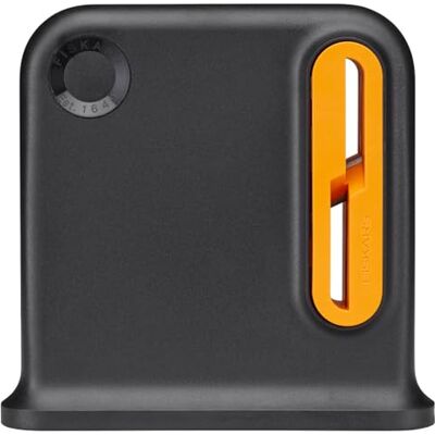 Fiskars Scissor Sharpener, Ideal for Right-Handed All-Purpose Scissors Ergonomic Design, ABS Housing, Black/Orange, 1081129 Fiskars Scissor Sharpener, Ideal for Right-Handed All-Purpose Scissors Ergonomic Design, ABS Housing, Black/Orange, 1081129