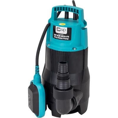 SIP SUB 3075 Submersible Dirty Water Pump 750W 14100L/hr Float Switch SIP SUB 3075 Submersible Dirty Water Pump 750W 14100L/hr Float Switch