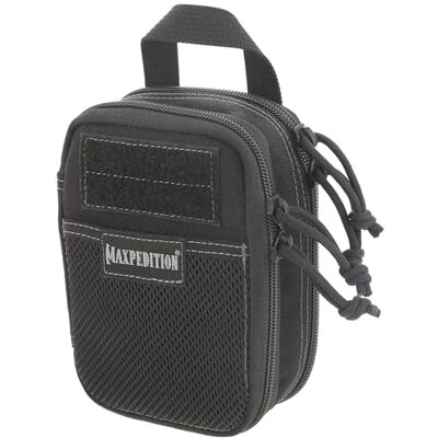 Maxpedition Double-Decker Mini Pocket Organizer (4” x 2.5” x 6”) EDC Pouch, Tactical Tool Pouch for Organization, MOLLE Accessories for Everyday Carry (Black) 0258B Maxpedition Double-Decker Mini Pocket Organizer (4” x 2.5” x 6”) EDC Pouch, Tactical Tool Pouch for Organization, MOLLE Accessories for Everyday Carry (Black) 0258B