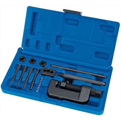 Draper 31318 Expert Motorcycle Chain Splitter and Riveter Kit , Blue Draper 31318 Expert Motorcycle Chain Splitter and Riveter Kit , Blue