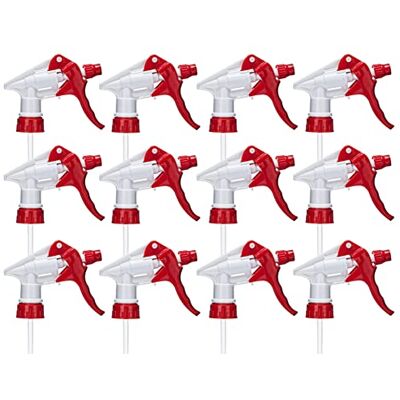 ljdeals 12 Pack Heavy-Duty Trigger Sprayer, Adjustable Nozzle, Leak-Free, Chemical Resistant, Comfortable Grip, Fit 28-400 16oz/32oz Bottles, Multi-Purpose Tool for Cleaning, Gardening and more… ljdeals 12 Pack Heavy-Duty Trigger Sprayer, Adjustable Nozzle, Leak-Free, Chemical Resistant, Comfortable Grip, Fit 28-400 16oz/32oz Bottles, Multi-Purpose Tool for Cleaning, Gardening and more…