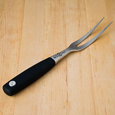 Mercer Culinary Genesis 6-Inch Stainless Steel Forged Carving Fork, Black Mercer Culinary Genesis 6-Inch Stainless Steel Forged Carving Fork, Black