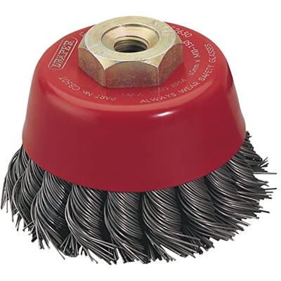 Draper 52630 Expert Twist Knot Wire Cup Brush, 60mm x M10 Draper 52630 Expert Twist Knot Wire Cup Brush, 60mm x M10