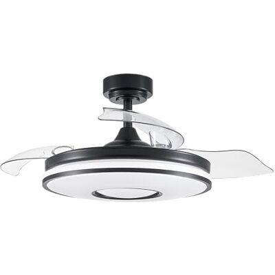 Eden pulse DC Fan 72W 7200lm 3 Blades 6 Speeds 108d 3000-4000-6000K Remote with Memory and Timer for Cooling and Comfort. Eden pulse DC Fan 72W 7200lm 3 Blades 6 Speeds 108d 3000-4000-6000K Remote with Memory and Timer for Cooling and Comfort.