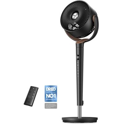 DREO 20dB Ultra Quiet Standing Pedestal Fan for Bedroom, 120° Oscillating Electric Cooling Fan with DC Motor, 9 Speeds & 4 Modes, 8H Timer, Remote, 37-42" Adjustable Height, 9" Blade, Home & Office DREO 20dB Ultra Quiet Standing Pedestal Fan for Bedroom, 120° Oscillating Electric Cooling Fan with DC Motor, 9 Speeds & 4 Modes, 8H Timer, Remote, 37-42" Adjustable Height, 9" Blade, Home & Office