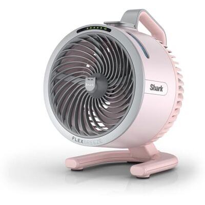 Shark FlexBreeze HydroGo Cordless Fan, Quartz FA050UKPK Powerful Portable Fan with Misting, Indoor & Outdoor Cooling, Quiet & Durable, Compact & Lightweight, 5 Speed Settings Shark FlexBreeze HydroGo Cordless Fan, Quartz FA050UKPK Powerful Portable Fan with Misting, Indoor & Outdoor Cooling, Quiet & Durable, Compact & Lightweight, 5 Speed Settings