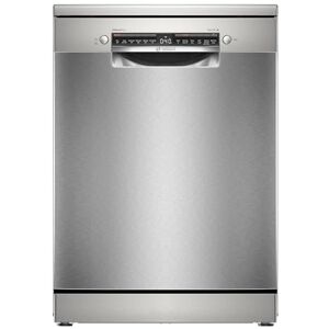 Bosch SMS4EMI06G Series 4, Free-Standing Dishwasher, B Energy Rated, 60 cm, 14 Place Settings, 9 Litre, ExtraDry, Silence Plus 42dB Quiet,Rackmatic Adjustable Basket, Silver Inox Bosch SMS4EMI06G Series 4, Free-Standing Dishwasher, B Energy Rated, 60 cm, 14 Place Settings, 9 Litre, ExtraDry, Silence Plus 42dB Quiet,Rackmatic Adjustable Basket, Silver Inox